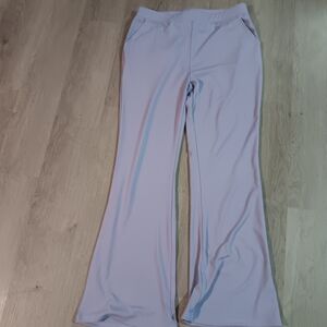 Amazon Women's Light Purple Flare Pants NWOT